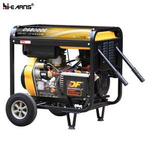 히언스 6.5KW 휴대용 오픈 프레임 모델 <span class=keywords><strong>8KVA</strong></span> 디젤 발전기 판매 - Product Image 4