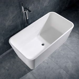 Al por mayor independiente superficie sólida piedra artificial bañeras remojo bañera bañeras Baño - Product Image 2