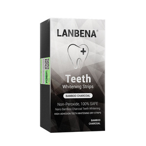 LANBENA charbon actif bandes de <span class=keywords><strong>blanchiment</strong></span> des dents - Product Image 2
