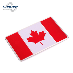 Weather-Resistant Aluminum Decal Canada Flag <strong>Bumper</strong> <strong>Sticker</strong> for <strong>Cars</strong> - Product Image 4