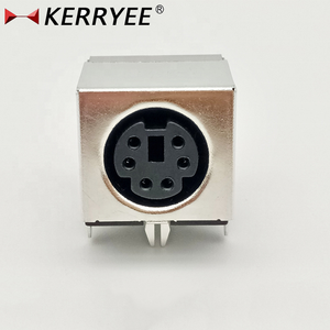 Connecteur Mini Din 6P de type soudure pour circuit imprimé d'ordinateur à 90 degrés - Product Image 4