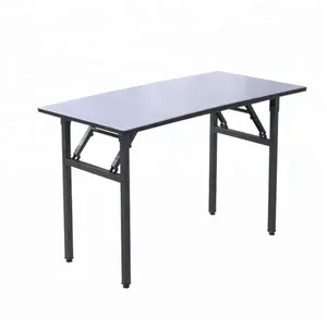 Rectangular folding melamine PVC meeting reception table