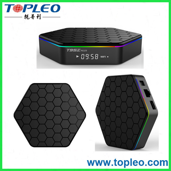 Set Top Box avec skype appel vidéo Amlogic S912 octa core T95Z Plus Android TV Box Kodi 17.0