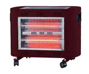 Red Infrared Quartz Space Heater with wheels