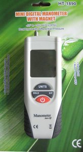 Manómetro electrónico de doble puerto, Manómetro <span class=keywords><strong>digital</strong></span>, manómetro - Product Image 3