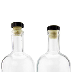 Bouteille en verre pour spiritueux de vodka de 250 ml, 375 ml, 500 ml, 750 ml, 1000 ml avec bouchon - Product Image 3