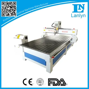 Proveedor china LN-1325 alta calidad mdf/madera/pcb/ps máquinas cnc rotatorio para la publicidad