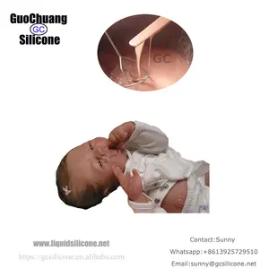 Caoutchouc de silicone liquide doux 0 shore a traitement platine pour poupées bébé reborn