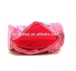 Sac de fitness rose matelassé pour filles, sac de vêtement de danse, de gymnastique, de ballet, fourre-tout à bandoulière pour les chaussures, nouvelle collection - Product Image 3