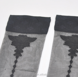 Collants sexy pour <span class=keywords><strong>femmes</strong></span>, effet brillant, motif tatouage, au-dessus du genou - Product Image 3