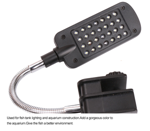 12V 1A <span class=keywords><strong>Nano</strong></span> Reef Marine LED Lumière pour Coral Mini Fish Tank Bleu Blanc Couleur Aquarium Lumières - Product Image 6