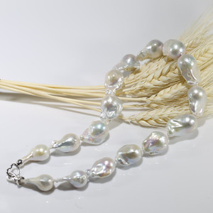 FEIRUN Kalung Pernyataan Wanita, 15*20-25Mm AA + Kelas Barok Air Tawar - Product Image 5
