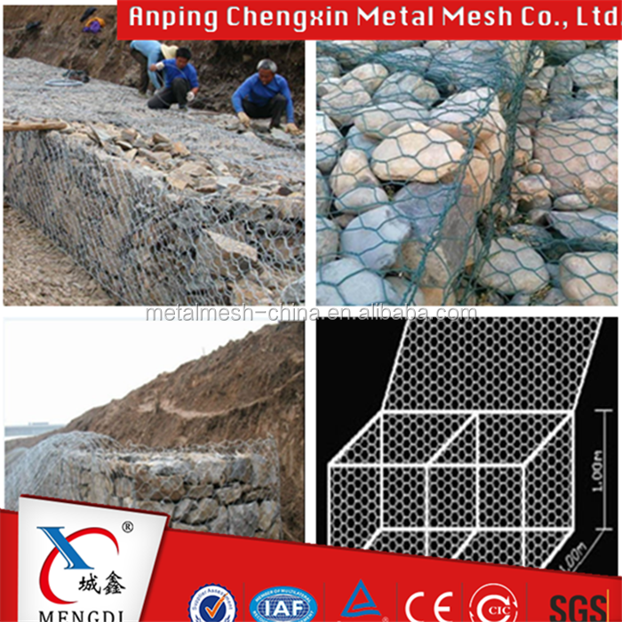 Hot dip galvanisé gabion conception avec le bon prix