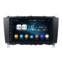 KLYDE KD-8225 Benz c-class için Android 10.0 araba radyo dvd OYNATICI Mercedes W203 2004 - 2007/G sınıf w467