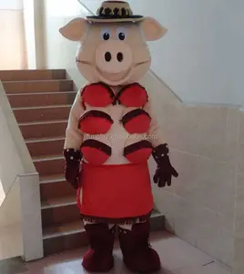Hai Kostum Maskot Seksi CE/ASTM Babi Berkualitas Tinggi untuk Dijual