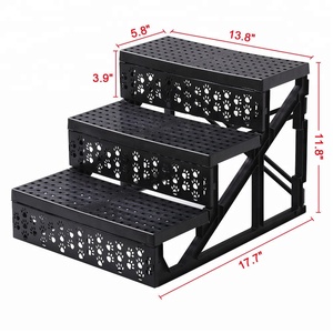 Nieuwe Hond Ladder 3 Stappen Zachte Trappen Puppy Wasbare Hoes Ramp Opvouwbare Doggy - Product Image 4