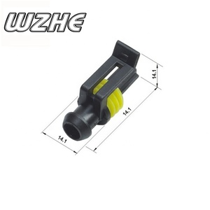 <span class=keywords><strong>Connecteur</strong></span> automobile électrique 1 broche femelle mâle WZHE 282079-1 282103-1 Amp Car DJ7011-1.5-21 - Product Image 2
