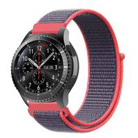 Bracelet de montre universel Tschick 20 mm 22 mm, bracelet de remplacement en nylon tissé réglable avec fermeture auto-agrippante