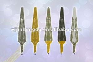 Mejor venta de gama alta dorado pinzas de cejas, buena pinzas - Product Image 5