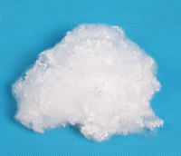 Fibre de polyester en vrac vierge 1.2/1.4d 38mm pour le filage, fibre de polyester en vrac solide recyclée et vierge