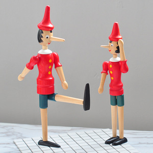 Haute Qualité Naturel Marionnette <span class=keywords><strong>Pinocchio</strong></span> Jouet En Gros À La Main Artisanat En Bois <span class=keywords><strong>Pinocchio</strong></span> Marionnette Pour Enfants - Product Image 2