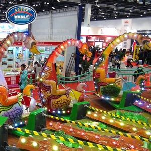 Jeu de divertissement pour enfants, équipement de parc de randonnée de <span class=keywords><strong>dinosaure</strong></span> rotatif Jurassic - Product Image 3