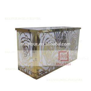 Diseño de Moda y luz led acrílico con marco de acero inoxidable mesa de <span class=keywords><strong>bar</strong></span> - Product Image 4