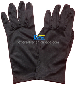 Vente en gros de gants en coton blanc de haute qualité 100% Bleach pour défilé en provenance de Chine