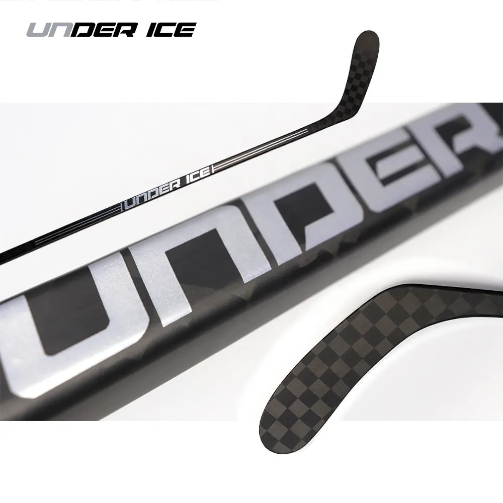 Under Ice Junior Youth 56 ''52'' 47 ''Ice Hockey Stick Composite Carbon Hockey Stick Biểu Tượng Tùy Chỉnh