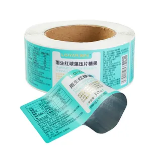 Professional China Supplier Custom Logo Printing Adhesive Packaging Label Food Stickers