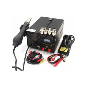 <span class=keywords><strong>Station</strong></span> de réparation à air chaud SAIKE 909D <span class=keywords><strong>Station</strong></span> de soudage/Machine à souder 3 en 1 Fer à souder + <span class=keywords><strong>Pistolet</strong></span> à air + Alimentation - Product Image 1