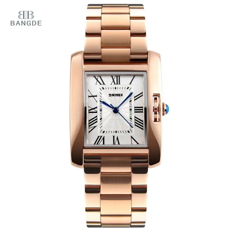 Wholesale Skmei 1284 New Brand Name Ladies Watches Quartz Analog Watch