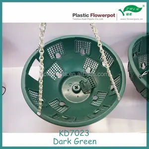 KD7023 Pot Bunga Plastik Bulat 15 Inch Menggantung Keranjang