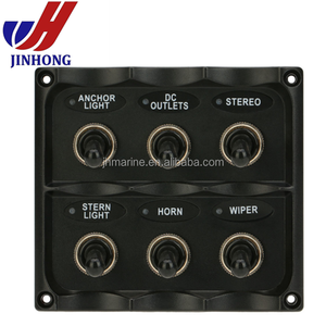 <span class=keywords><strong>Interrupteur</strong></span> à bascule pour bateau marin de <span class=keywords><strong>12</strong></span> <span class=keywords><strong>volts</strong></span> avec voltmètre, panneau d'interrupteurs - Product Image 2