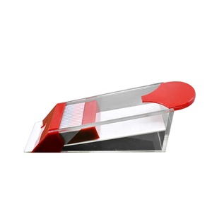 YH <span class=keywords><strong>Casino</strong></span> - Barajador de Cartas de Póquer Profesional de Acrílico para 8 Barajas, con Cabeza Roja - Product Image 2