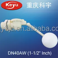 Auto Lock 1-1/2 Plastik Air Tangki Float Valve untuk Berkebun, Cooling Tower