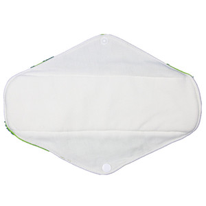 Toallas sanitarias de algodón de Bambú almohadilla menstrual <span class=keywords><strong>compresas</strong></span> menstrual reutilizable PUL tela impermeable - Product Image 4