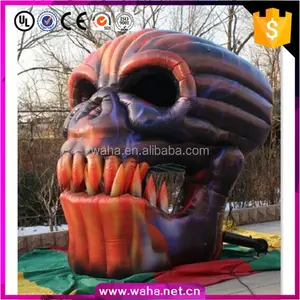 Halloween de miedo payaso inflable máscaras de techo decoración de