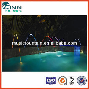 Piscine coloré. variable échasse laminaire jet <span class=keywords><strong>fontaine</strong></span> d'eau - Product Image 1