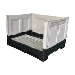 Euro Size Food Grade Corrugated Collapsible Plastic Pallet Box