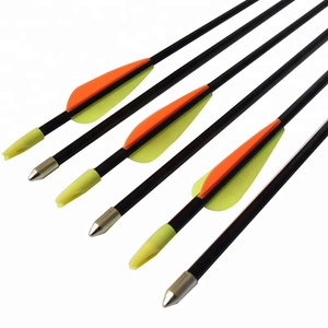 Elong 28 "30" 32 "freccia in fibra di vetro <span class=keywords><strong>3</strong></span>" TPU Fletching Vane e frecce di tiro con punta di proiettile - Product Image 2