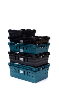 UGET Shallow Nestable and Stackable Plastic Bale Arm <strong>Crate</strong> Mesh Style Fruit Picking and Harvest Logistic <strong>Crate</strong> <strong>Box</strong> - Product Image 6