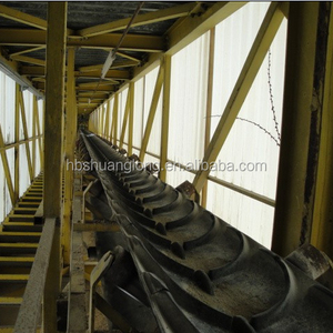 Chevron Gespleten Hellingsmateriaal Elastische Stof Geplette Stenen Transportbanddraper Om Het Wegglijden Van Materialen Te Verminderen - Product Image 4