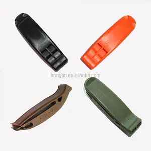 KongBo Outdoor Survival Plastic Clip Emergency Safety Whistle