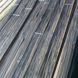 Veneer Wood High Quality Macassar Ebony Wood Veneer For Hotel Decoration