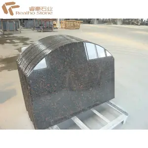 Bán nóng Tự Nhiên Ấn Độ Ấn Độ Tân Brown Granite Bia Mộ giá cho Graves Tưởng Niệm