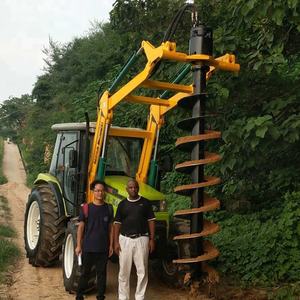 Ad alta Potenza Terra Scavatrice mini annoiato palificazione macchina E <span class=keywords><strong>Pole</strong></span> Foro Coclea Erezione Macchina - Product Image 2