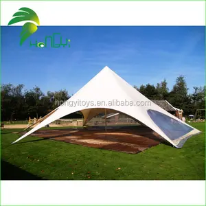 Tenda Bentuk Bintang Luar Ruangan, Desain Kustom Sunshine Naungan Tenda Bentuk Bintang dengan Cetak Logo untuk Iklan