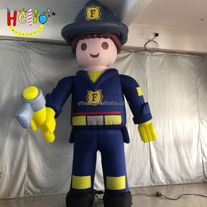 Phim hoạt hình con người Mô hình nhân vật vai trò cảnh sát bóng <span class=keywords><strong>Inflatable</strong></span> con số - Product Image 5