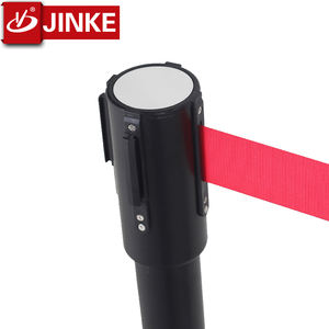 Poste Retráctil de Metal para Sistema de Control de Filas, Barrera de Tráfico para Control de Multitudes - Product Image 3